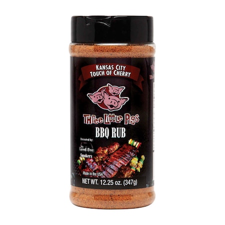 Three Little Pigs Three Little Pigs Kansas City Touch of Cherry BBQ Rub 12.25 oz OW85131